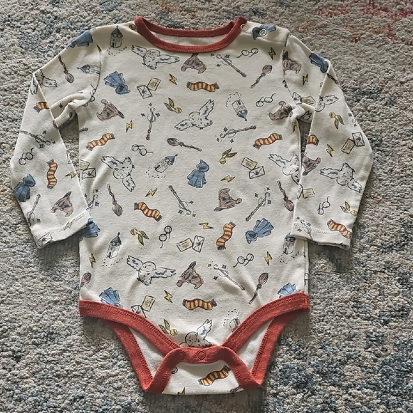 Nwot Harry Potter Long Sleeve Bodysuit - Wizarding World™ - Picture 1 of 1
